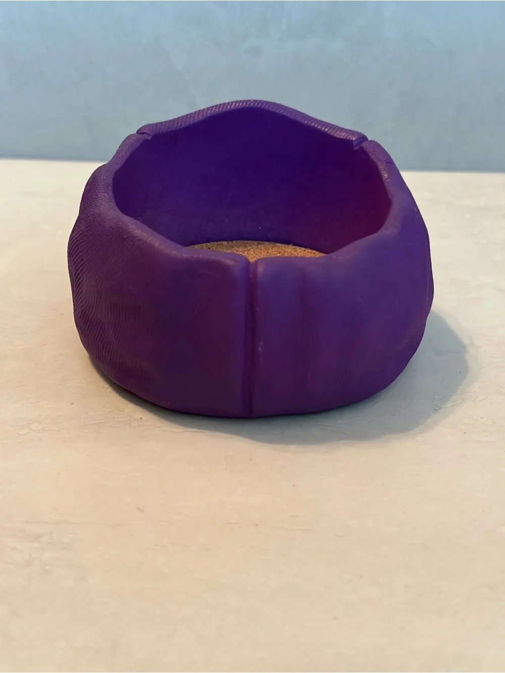 LSU Tigers Cap Coaster Holder With Cork Coaster - Excellent